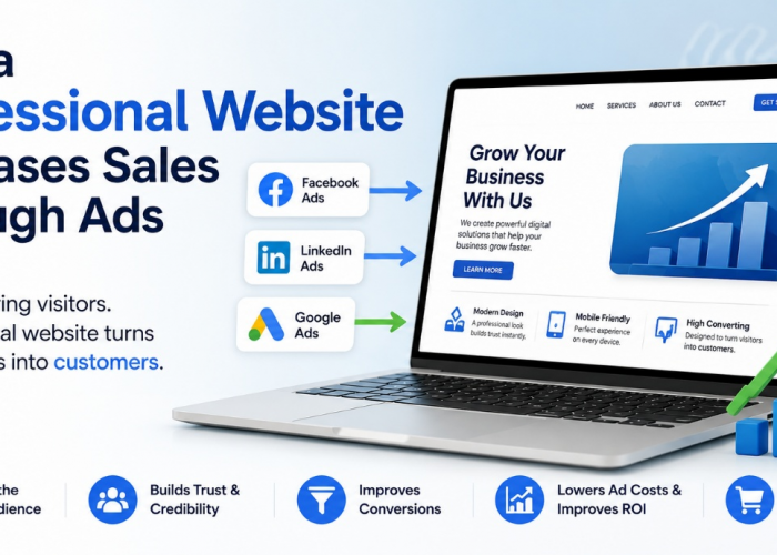 How a Professional Website Increases Sales Through Ads