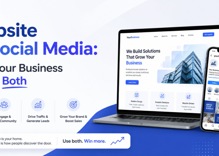 Website vs. Social Media: Why Your Business Needs Both